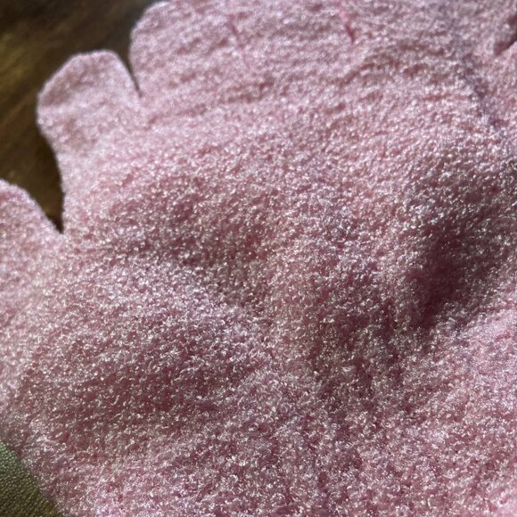 NEW Exfoliating Bath Gloves, Shower Mitts, Nylon - Picture 5 of 5